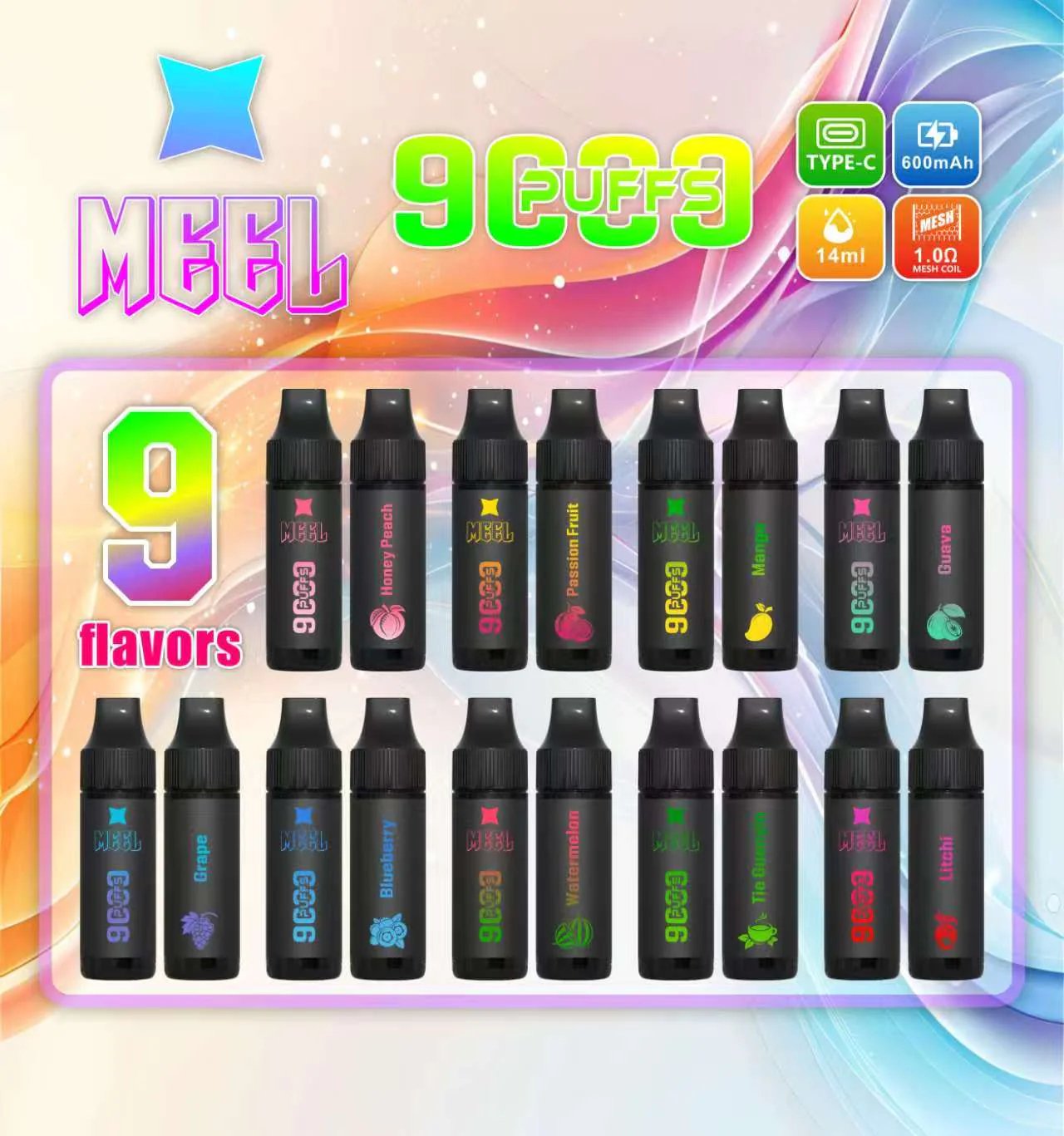 MEEL Marbo 9,000 Puffs 14ml 航太級大容量艙體 專利霧化技術 x 恆久巔峰口感 從第一口到最後一刻的優雅 台灣現貨:圖片 2