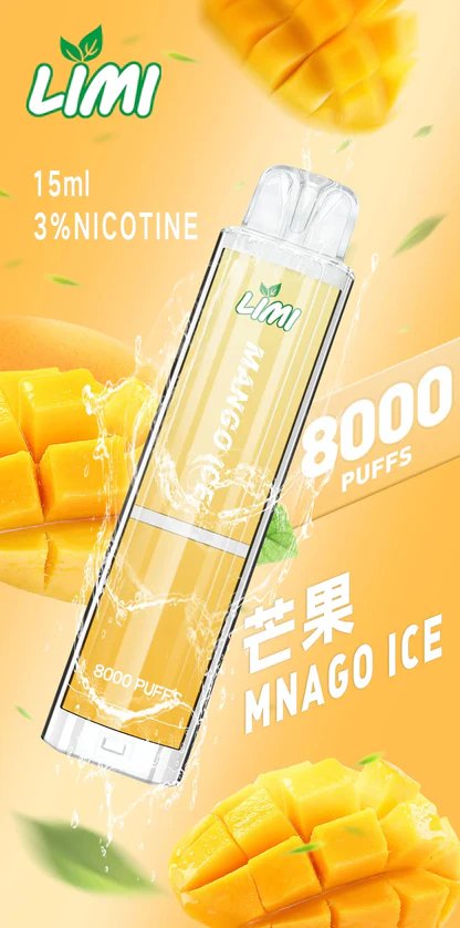 LIMI 8000抽 拋棄式主機 15ml 大容量不掉味 精密燈條顯示 3% 順滑擊喉感 穩定性能輸出 台灣現貨:圖片 7