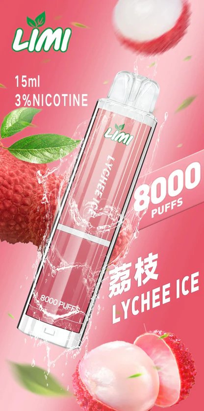 LIMI 8000抽 拋棄式主機 15ml 大容量不掉味 精密燈條顯示 3% 順滑擊喉感 穩定性能輸出 台灣現貨:圖片 14