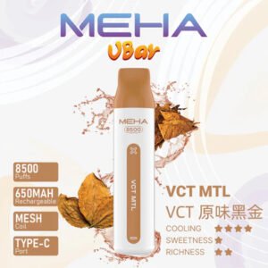 MEHA 魅嗨小白條 8500 抽 3% 尼古丁鹽精準解癮 650mAh 長效續航 不掉味還原度 台灣現貨秒發