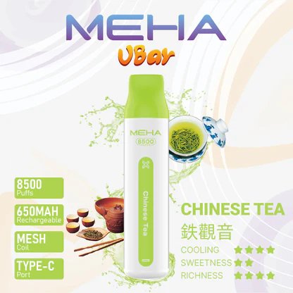 MEHA 魅嗨小白條 8500 抽 3% 尼古丁鹽精準解癮 650mAh 長效續航 不掉味還原度 台灣現貨秒發:圖片 5