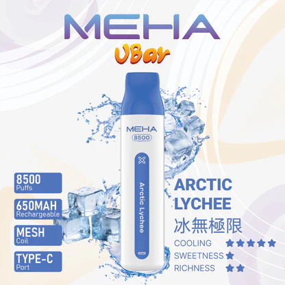 MEHA 魅嗨小白條 8500 抽 3% 尼古丁鹽精準解癮 650mAh 長效續航 不掉味還原度 台灣現貨秒發:圖片 7