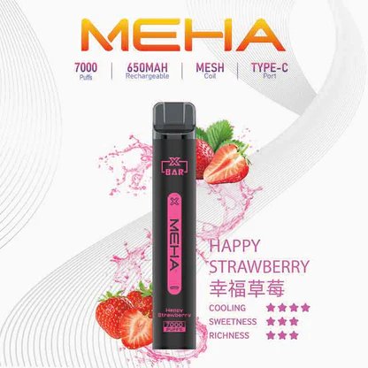 MEHA VBar 魅嗨 7000抽 智慧穩壓不掉味 3% 專利還原配方 高規格續航電力 台灣現貨:圖片 8