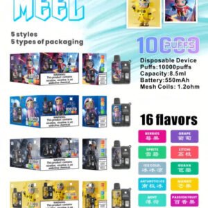 MEEL Boost 聯名麻將款 10,000 Puffs 3%的深邃果香韻味 從容掌控每一口順滑 550mAh 續航核心 台灣現貨秒發