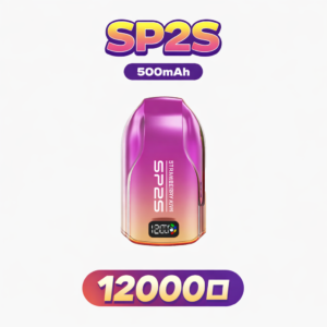SP2S 歐洲版拋棄式電子煙 12000口 10ml 巨量儲油與 500mAh 長效動力 清新系調味・LED 晶片控電・全台最速發貨