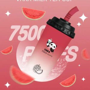 VAKA 熊貓奶茶杯 7500抽 15ml 大容量不掉味 恆定果韻還原 Type-C 快速續航 長效拋棄式主機 台灣現貨秒發