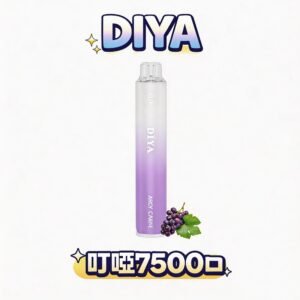 叮啞 DIYA 7500抽 進化級網狀芯技術 500mAh 瞬能快充 10ml 大容量不掉味 3% 順滑擊喉感 台灣現貨